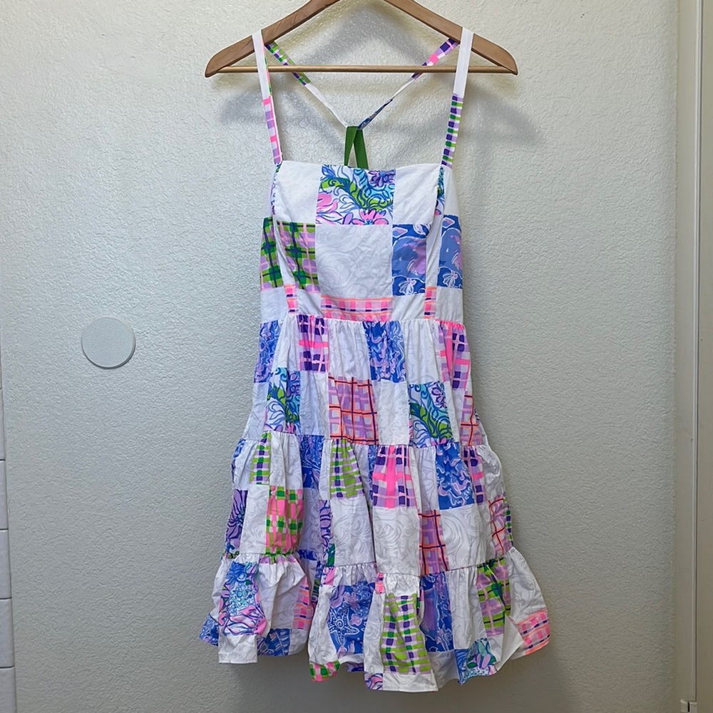 Lily Pulitzer Patch Me If You Can patchwork mini dress - Picture 2 of 14